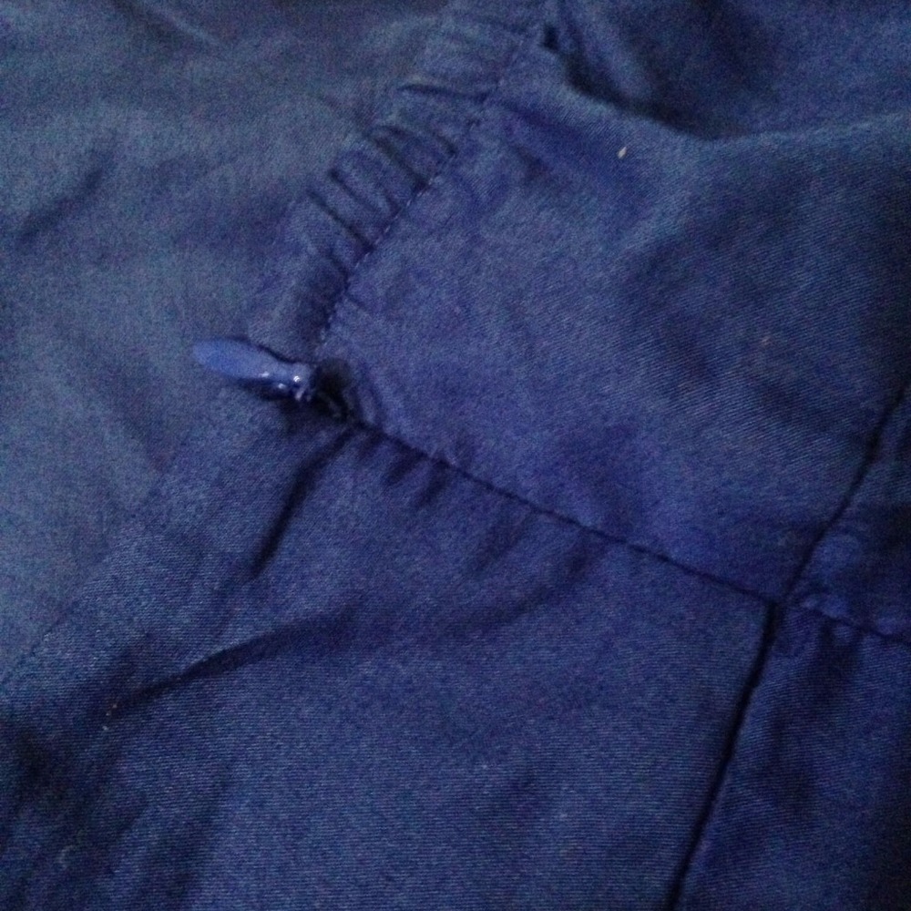 Soft Surroundings PL Blue Pleated Floral Skirt - Picture 4 of 4